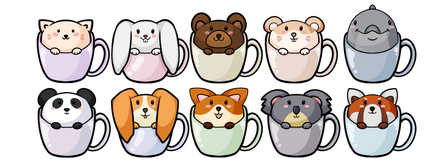 Animal Cups