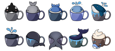 Whale Cups
